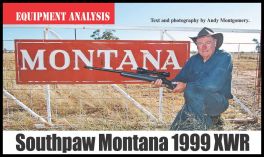 �Southpaw� Montana 1999 XWR .270 Win by Andy Montgomery (page 95) Issue 86 (click the pic for an enlarged view)